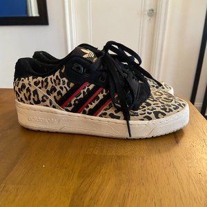 Adidas Rivalry Low Leopard Sneakers